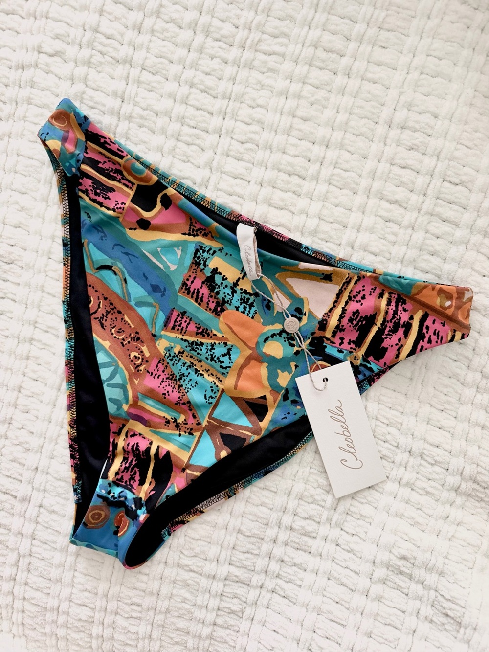 NEW Cleobella Paradiso Elsie Bikini Swim Bottoms Large NWT